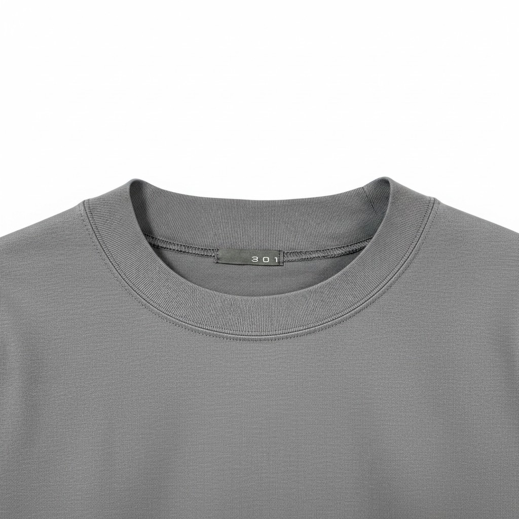 Safari掲載品グレーカットソー首元